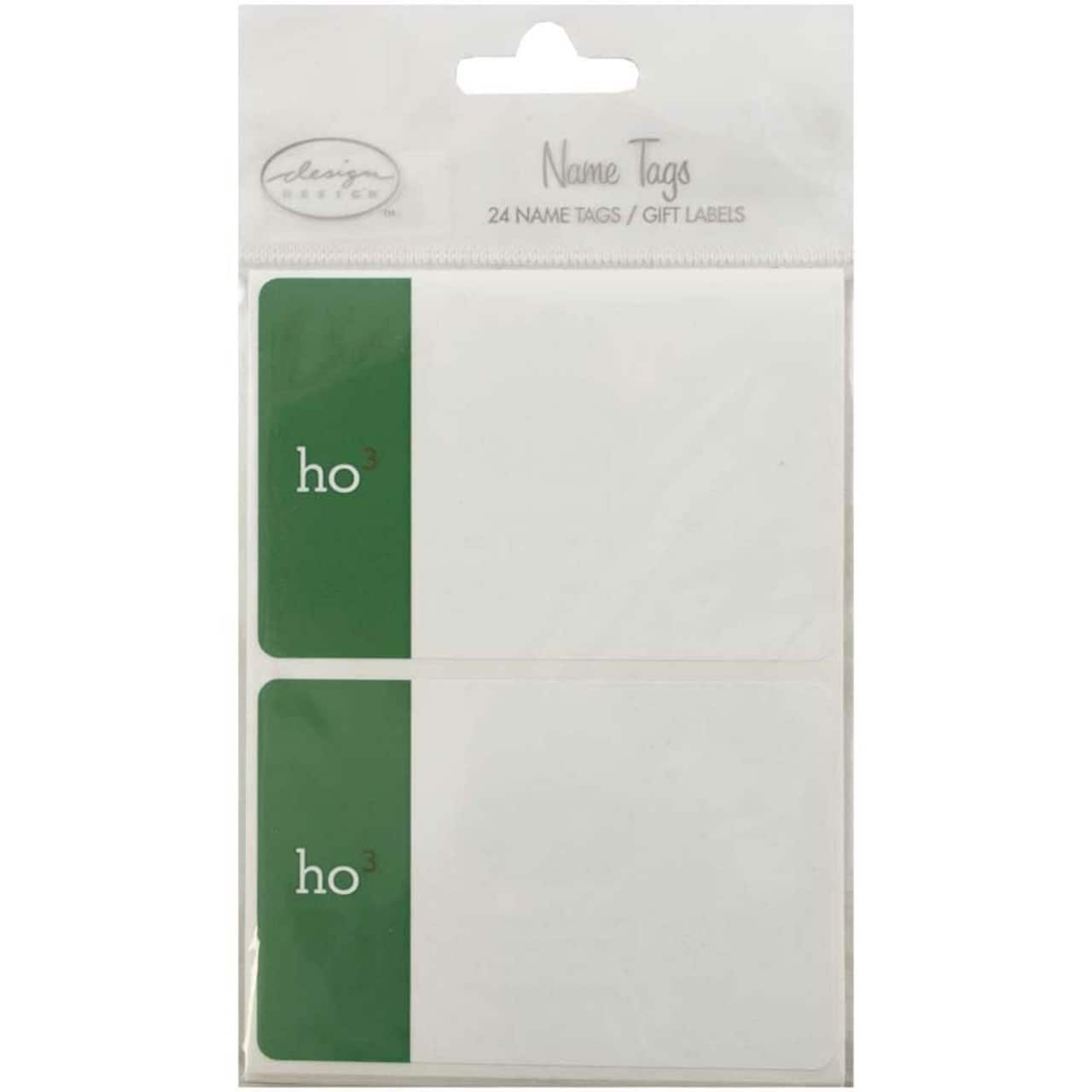 JAM Paper Ho Ho Ho Holiday Gift Tag Stickers, 24ct.